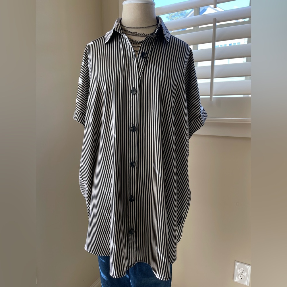 Show Me Your MuMu stripped tunic top M
